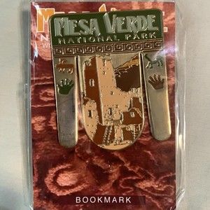 Mesa Verde National Park- Souvenir Metal Bookmark New Original Packaging ￼